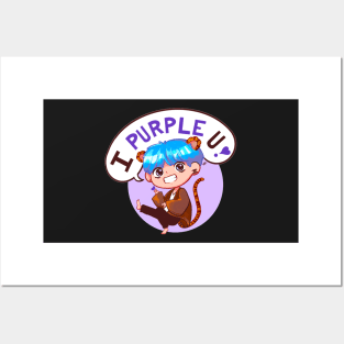 i purple you Posters and Art